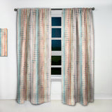 Grunge Line' Modern & Contemporary Curtain Panel