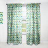 Texture with Leaf' Modern & Contemporary Curtain Panel