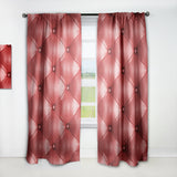 Luxury Classic Red Leather' Modern & Contemporary Curtain Panel
