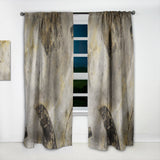Glam Gold Desert Neutral I' Modern Curtain Panel