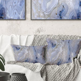 Agate Stone Background - Abstract Throw Pillow