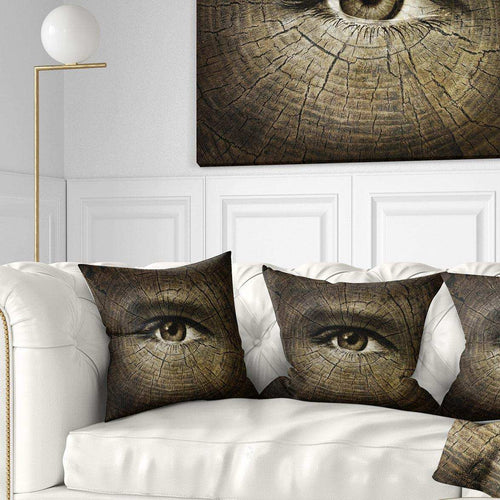 Aging Eyes - Abstract Throw Pillow