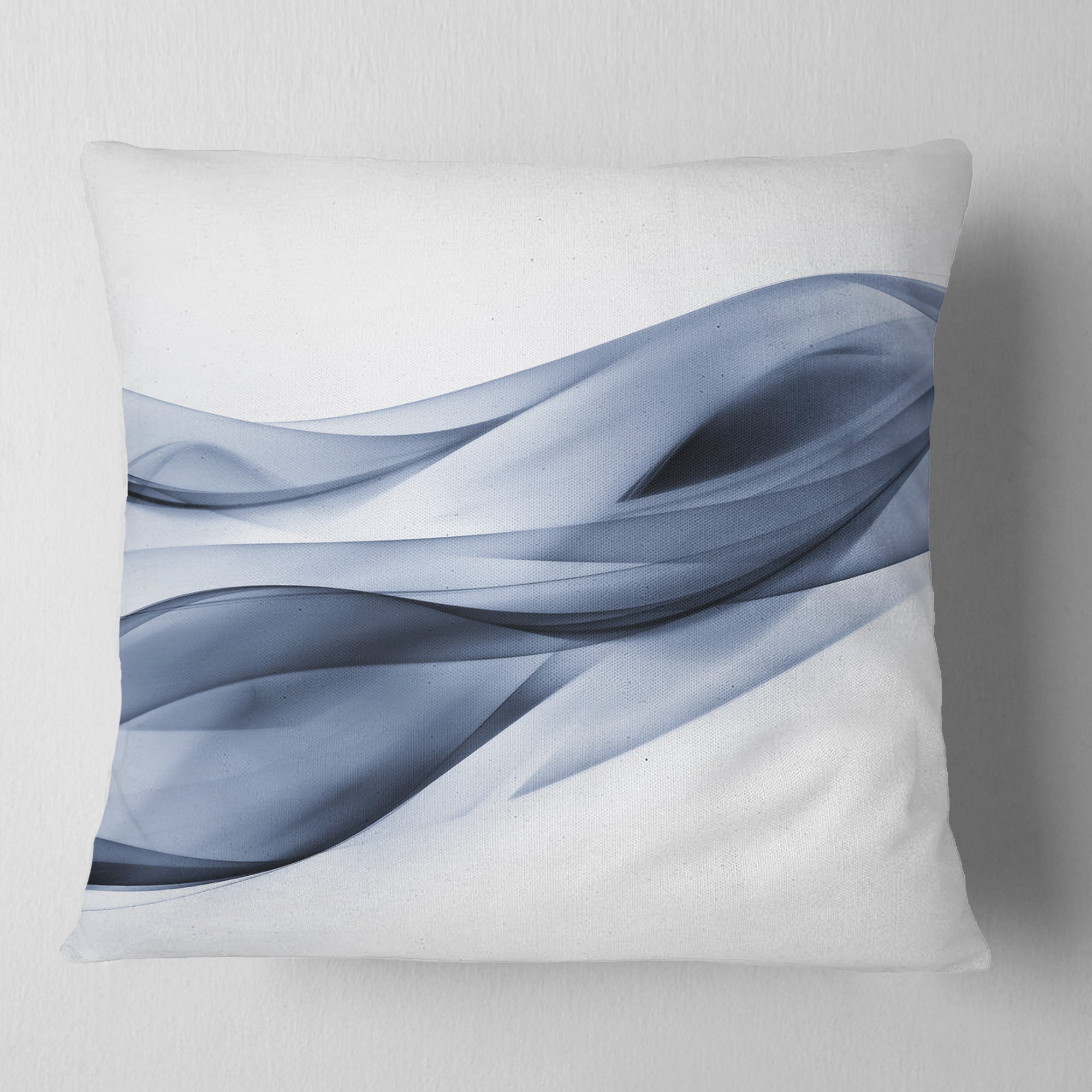 Glittering Light Blue Pattern - Abstract Throw Pillow