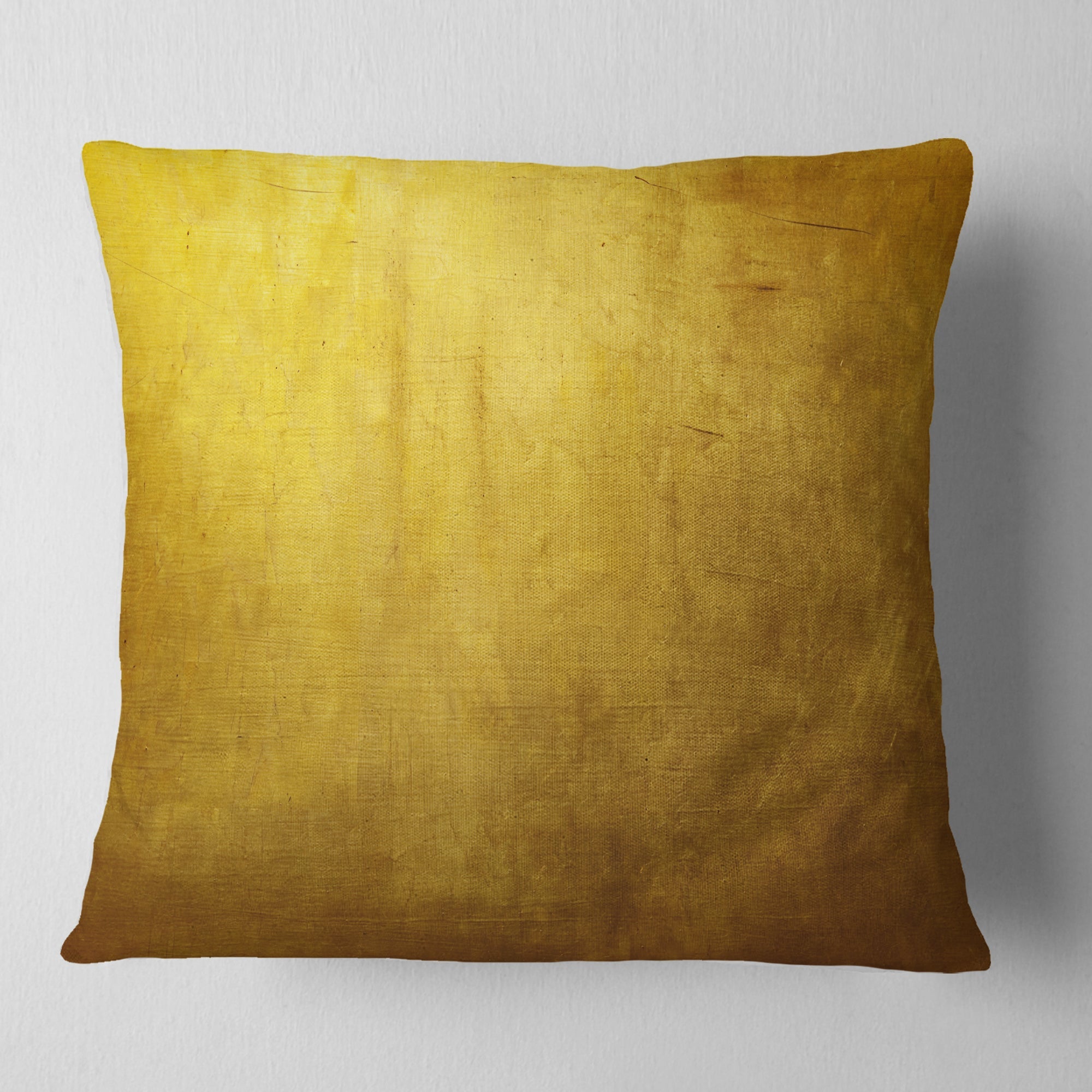 Gold Texture - Abstract Throw Pillow
