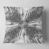 Fractal 3D Magical Depth - Contemporary Throw Pillow