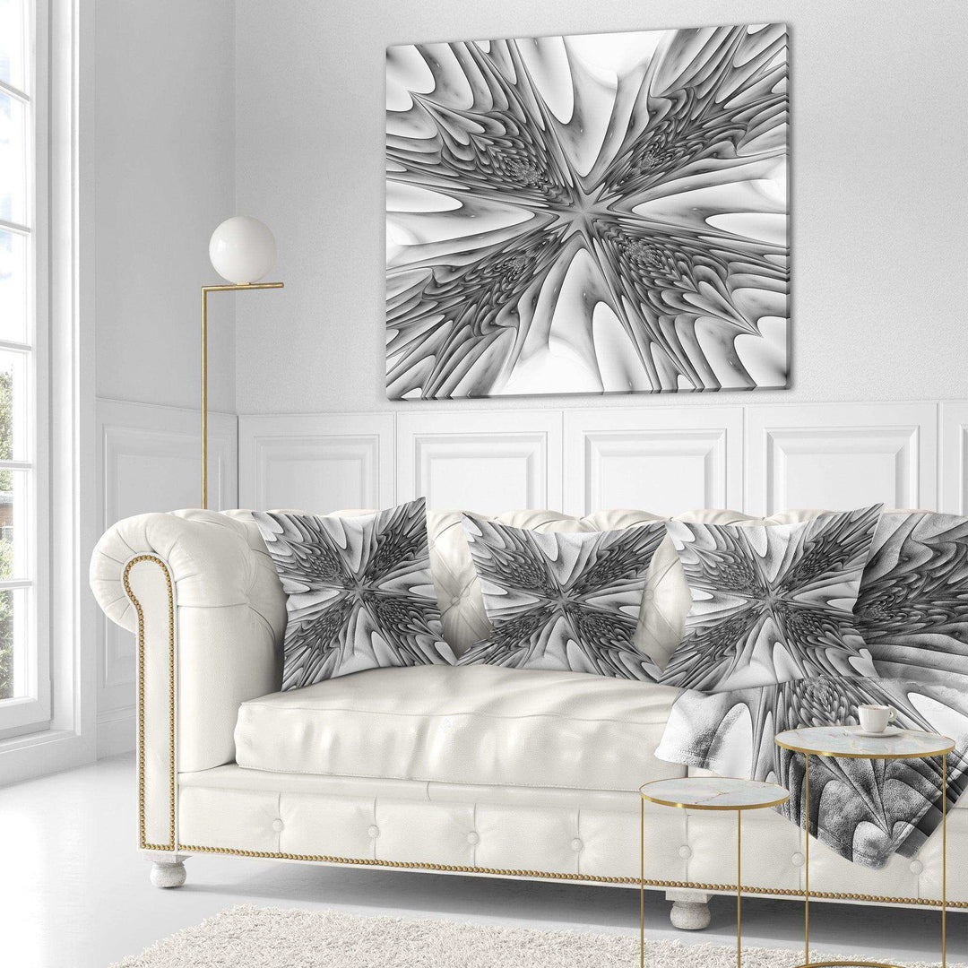 Fractal Magical Depth - Contemporary Throw Pillow