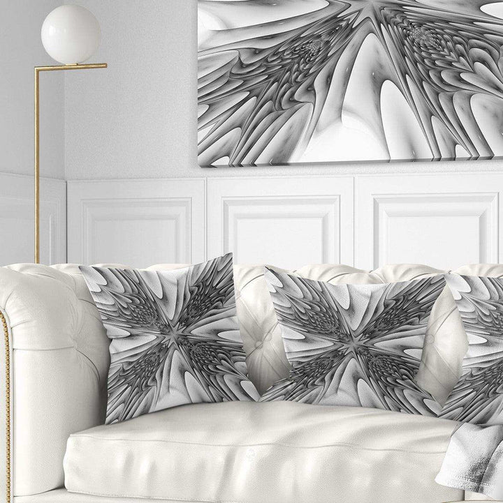Fractal Magical Depth - Contemporary Throw Pillow