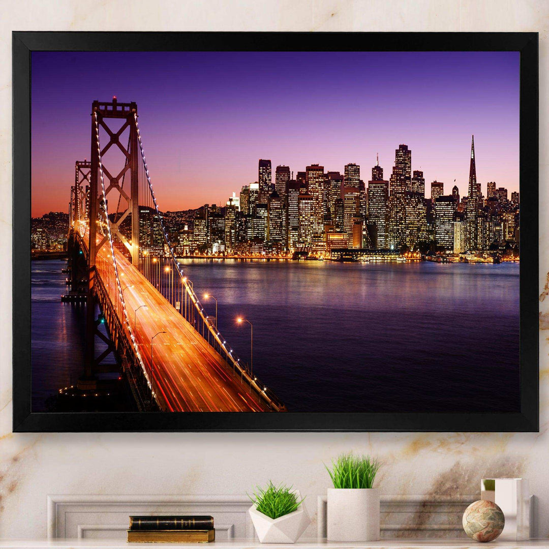 San Francisco skyline and Bay Bridge