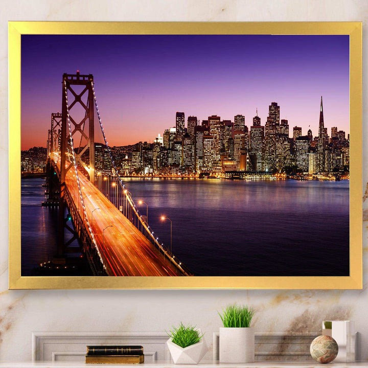 San Francisco skyline and Bay Bridge