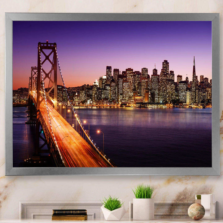 San Francisco skyline and Bay Bridge