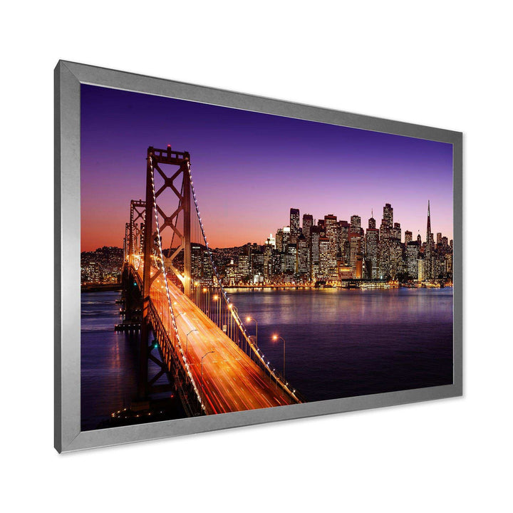 San Francisco skyline and Bay Bridge