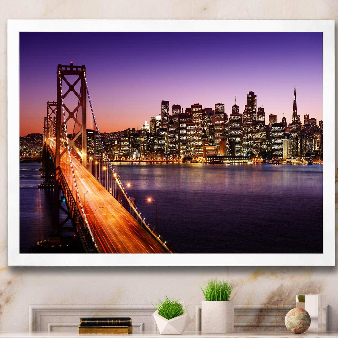 San Francisco skyline and Bay Bridge