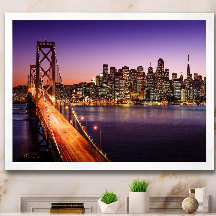 San Francisco skyline and Bay Bridge