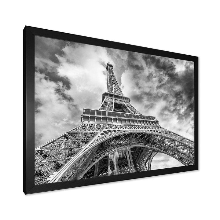 Black and White View of Paris Paris Eiffel Tower
