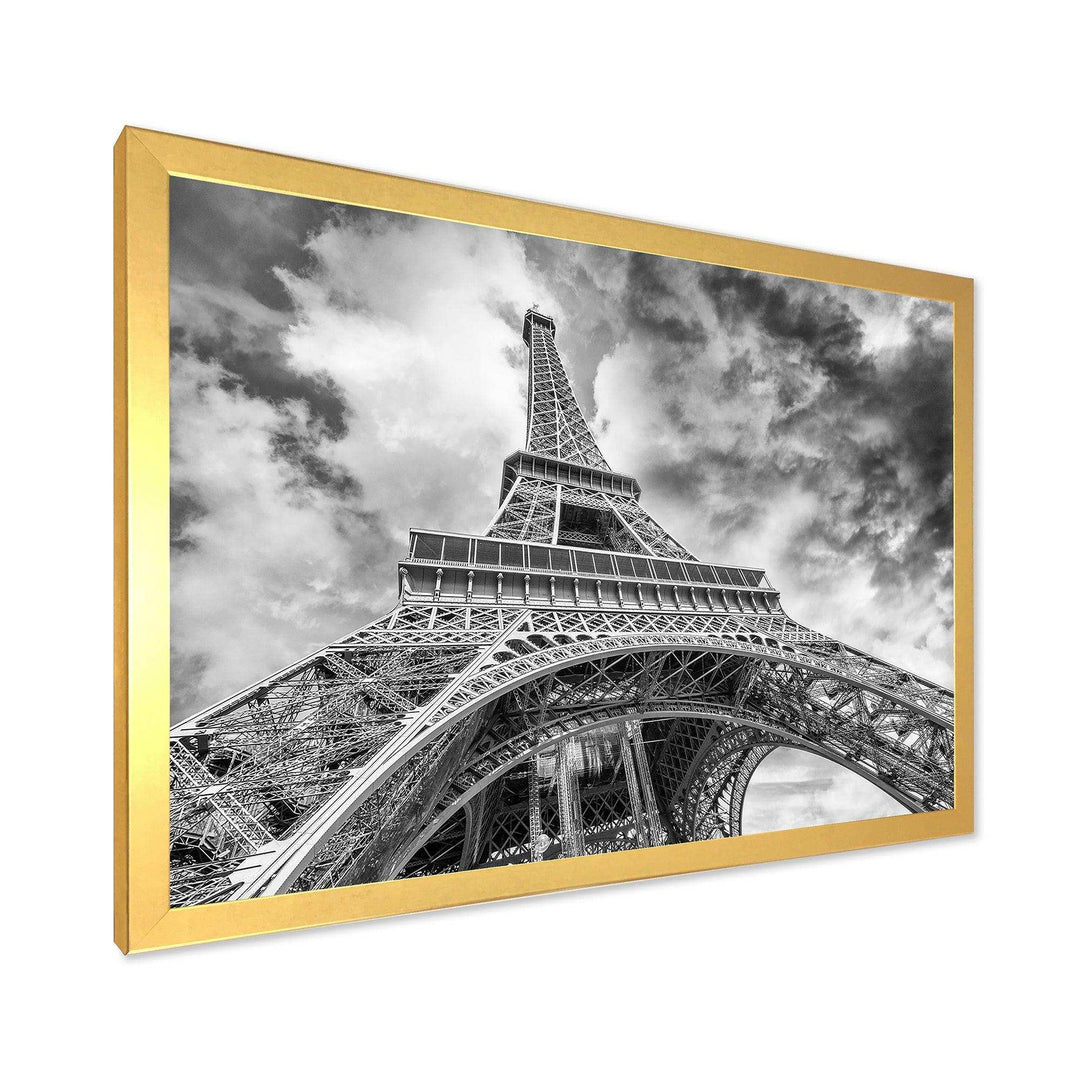 Black and White View of Paris Paris Eiffel Tower