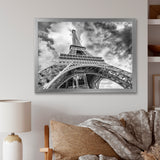 Black and White View of Paris Paris Eiffel Tower