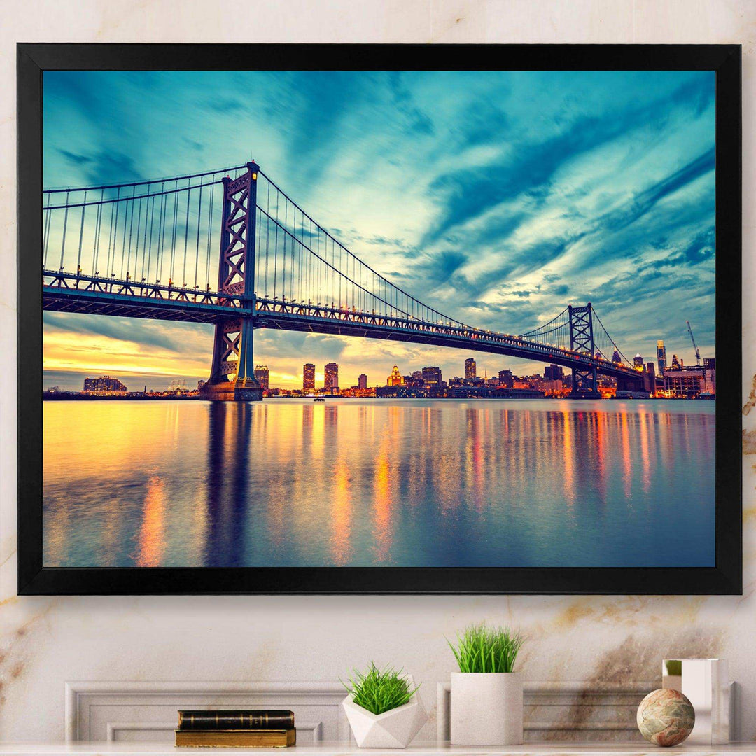 Ben Franklin Bridge in Philadelphia