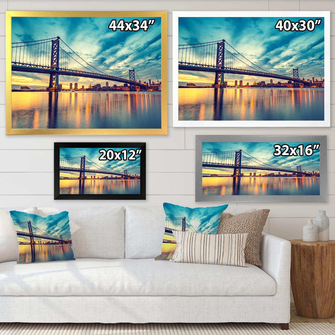 Ben Franklin Bridge in Philadelphia