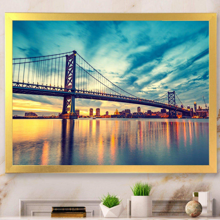 Ben Franklin Bridge in Philadelphia