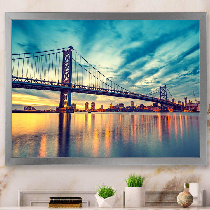 Ben Franklin Bridge in Philadelphia