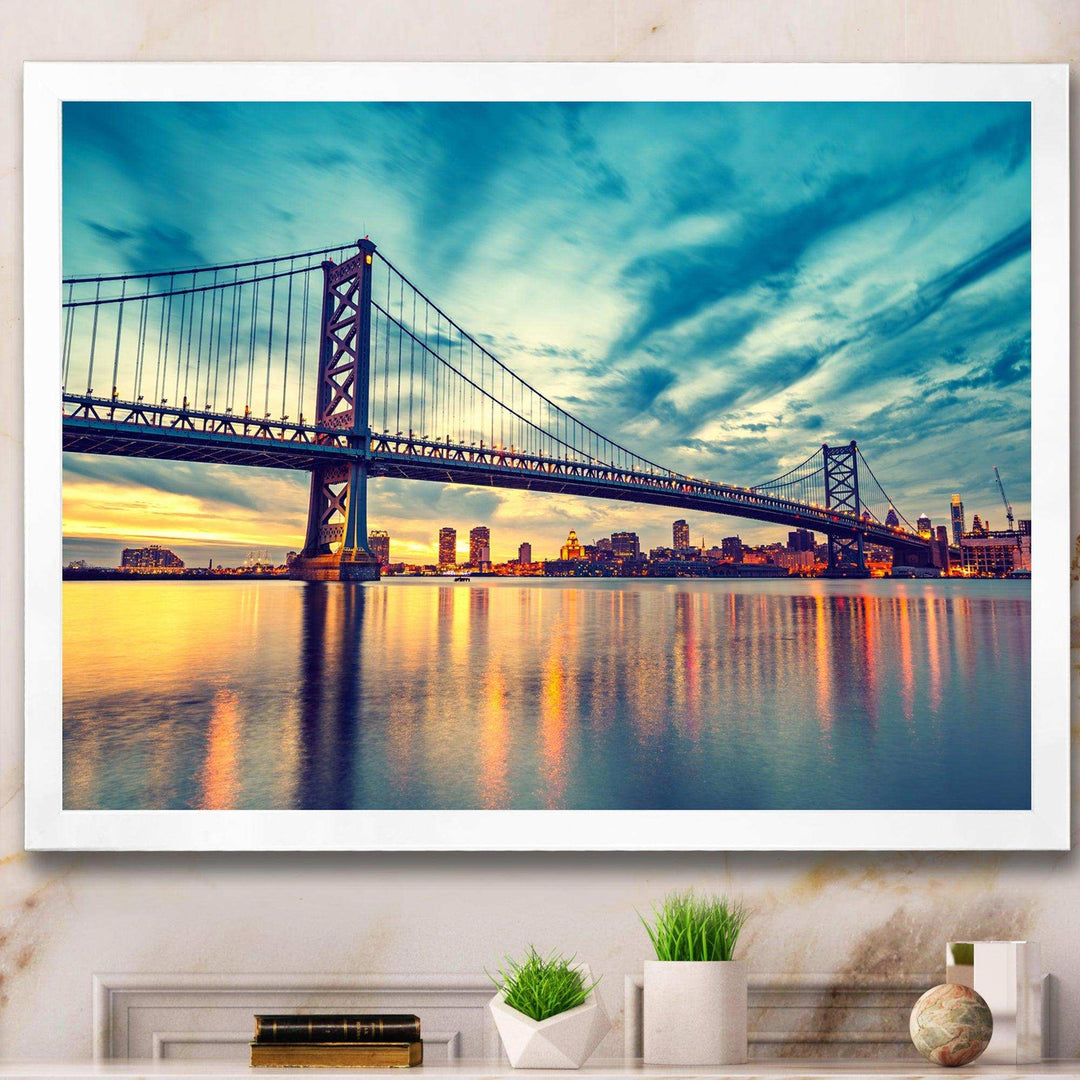 Ben Franklin Bridge in Philadelphia