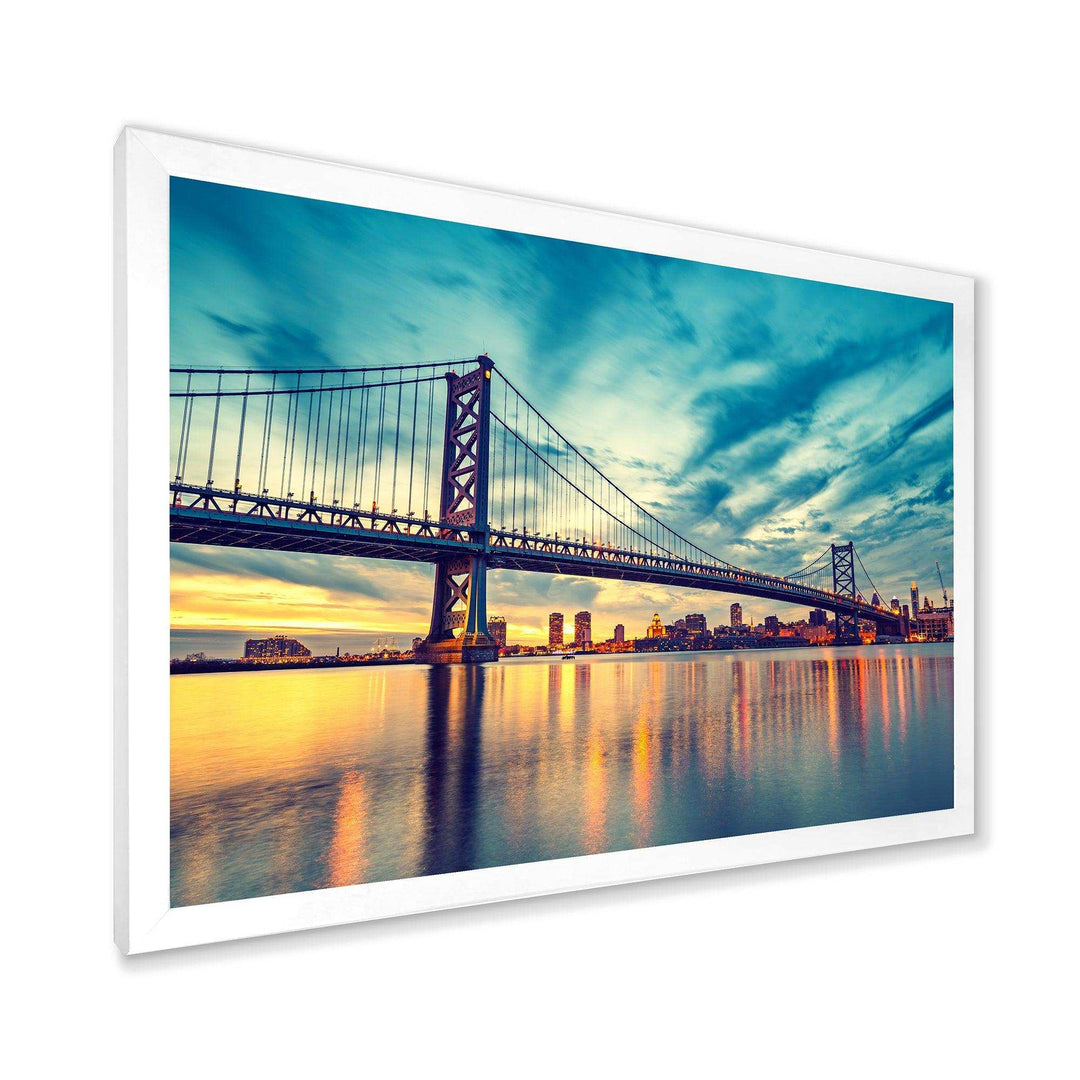 Ben Franklin Bridge in Philadelphia