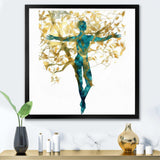 Abstract Portrait and Tree II Canvas Canvas