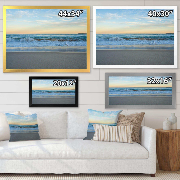 Blue Splashing Scene Beach