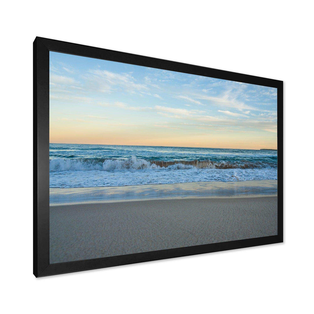 Blue Splashing Scene Beach