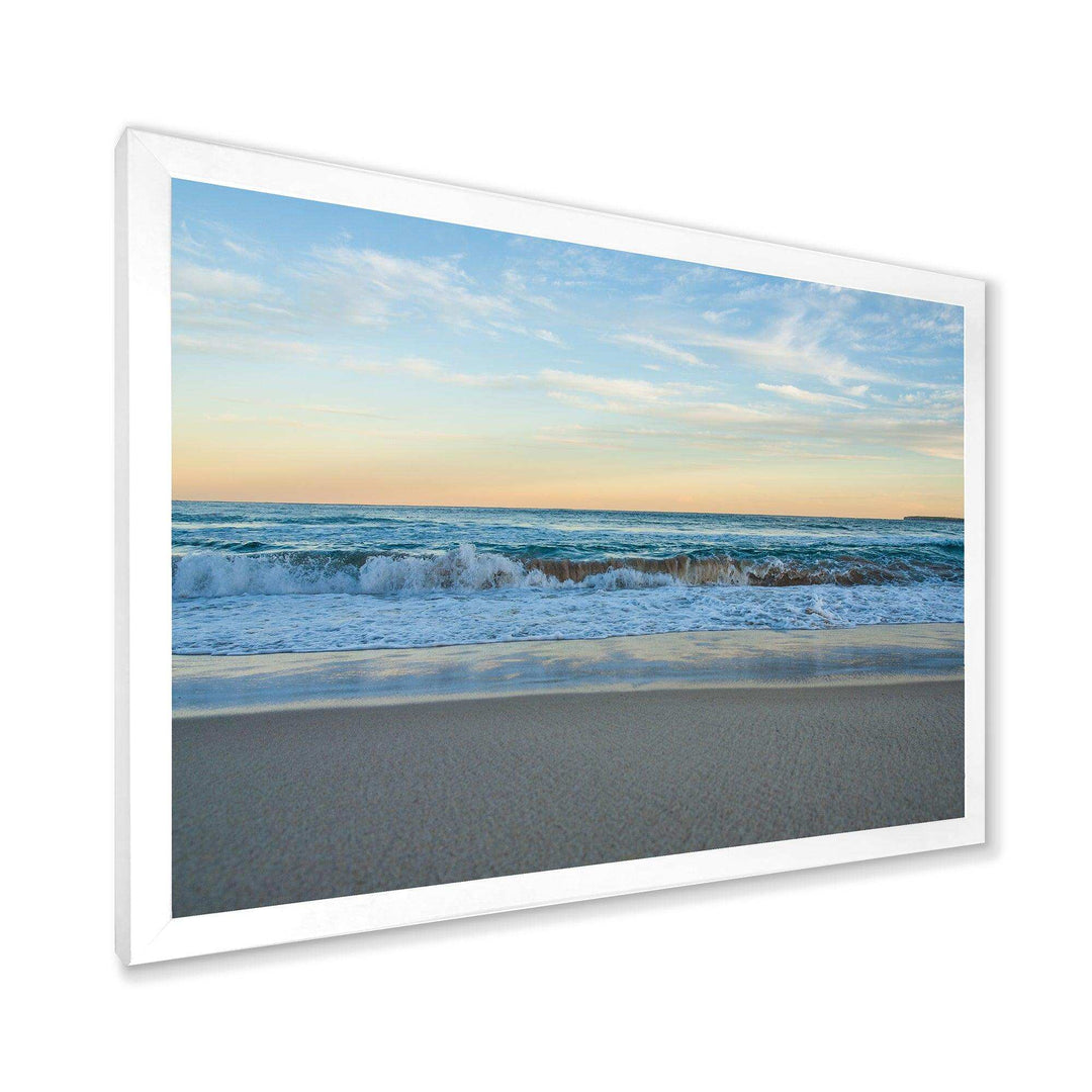 Blue Splashing Scene Beach