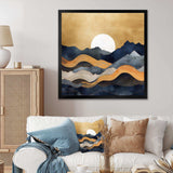 Abstract Mountains Canvas Canvas