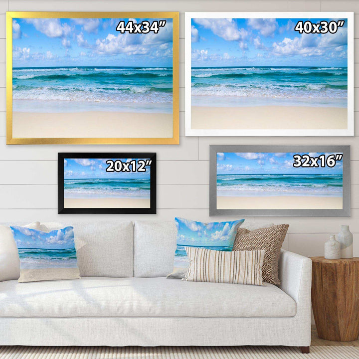 Serene Blue Tropical Beach