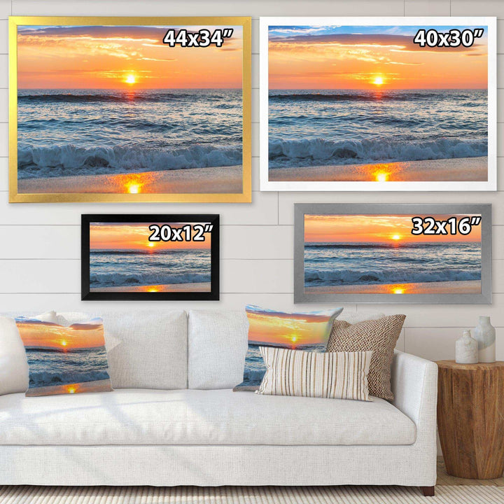 Beautiful Sunrise over the Horizon.