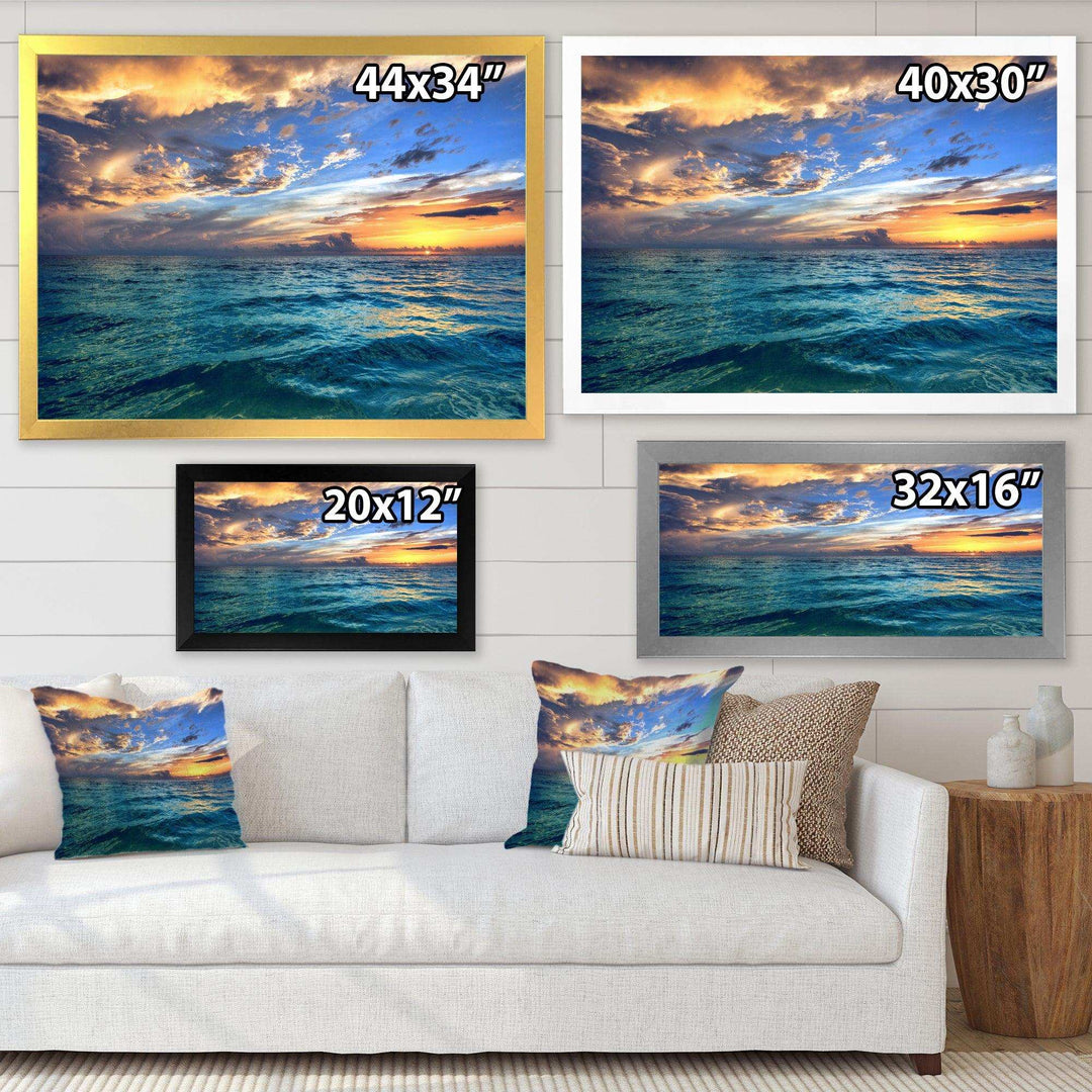 Exotic Tropical Beach at Sunset