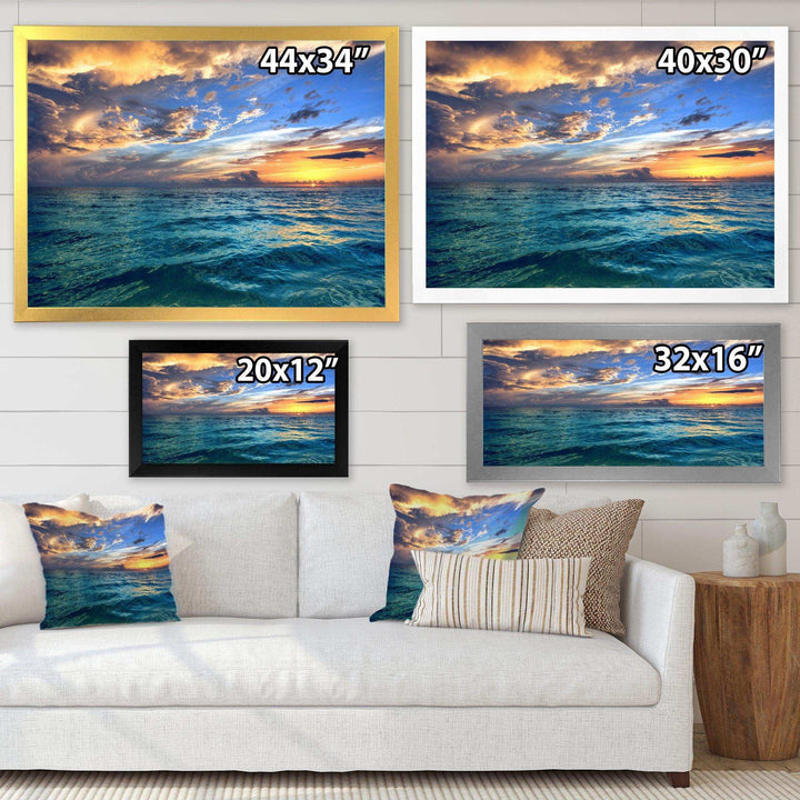 Exotic Tropical Beach at Sunset