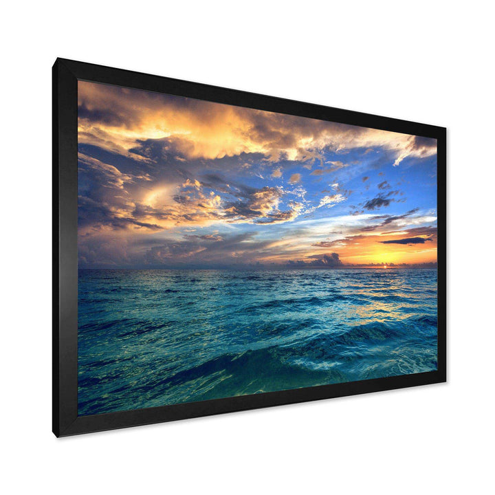 Exotic Tropical Beach at Sunset