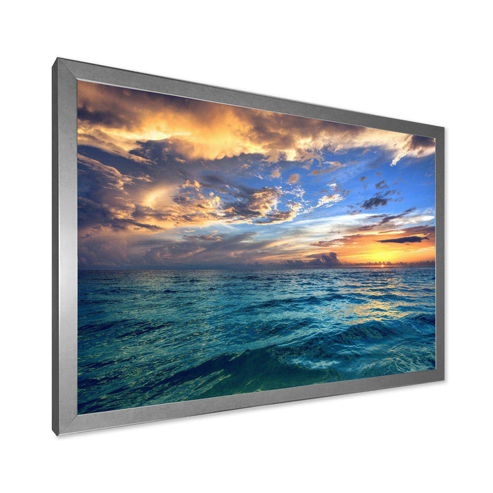 Exotic Tropical Beach at Sunset