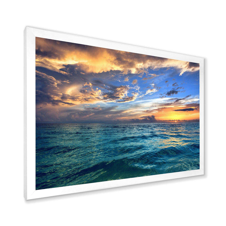 Exotic Tropical Beach at Sunset