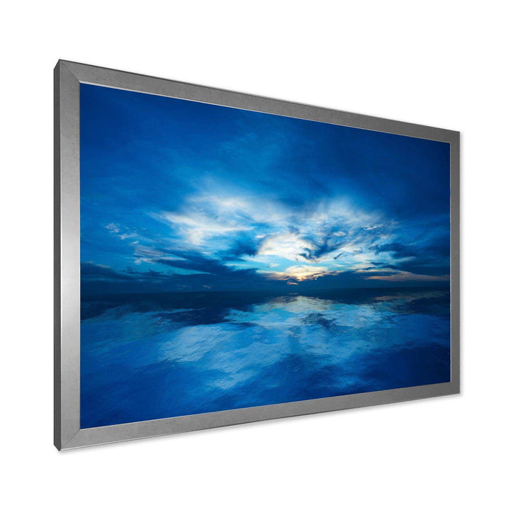 Blue Waters and Blue Sky Sunset