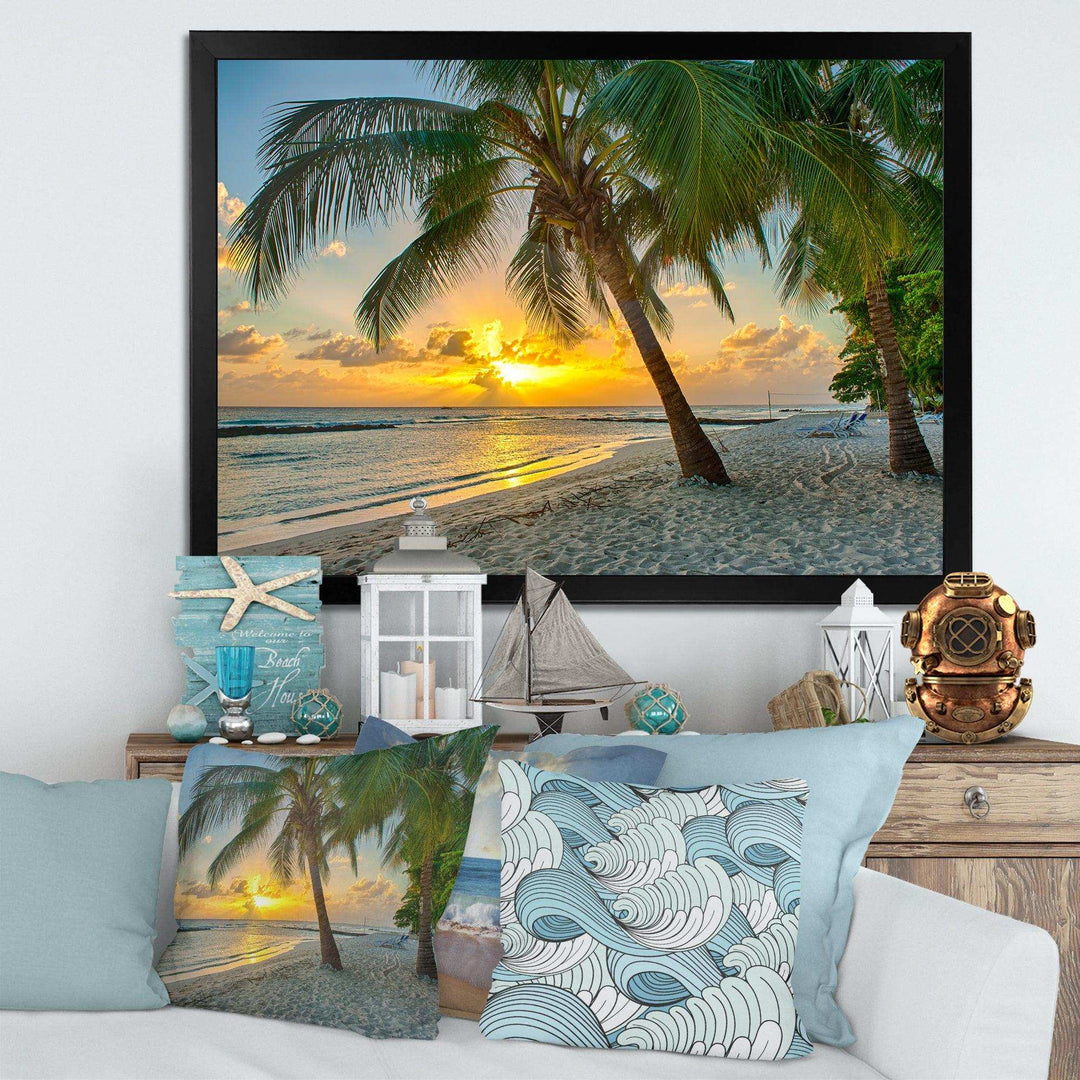 Beach in Caribbean Island of Barbados