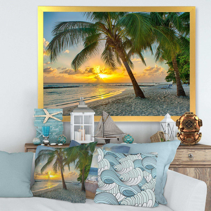 Beach in Caribbean Island of Barbados