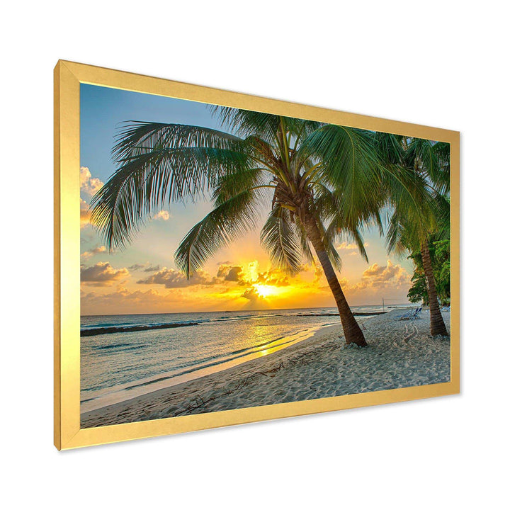 Beach in Caribbean Island of Barbados