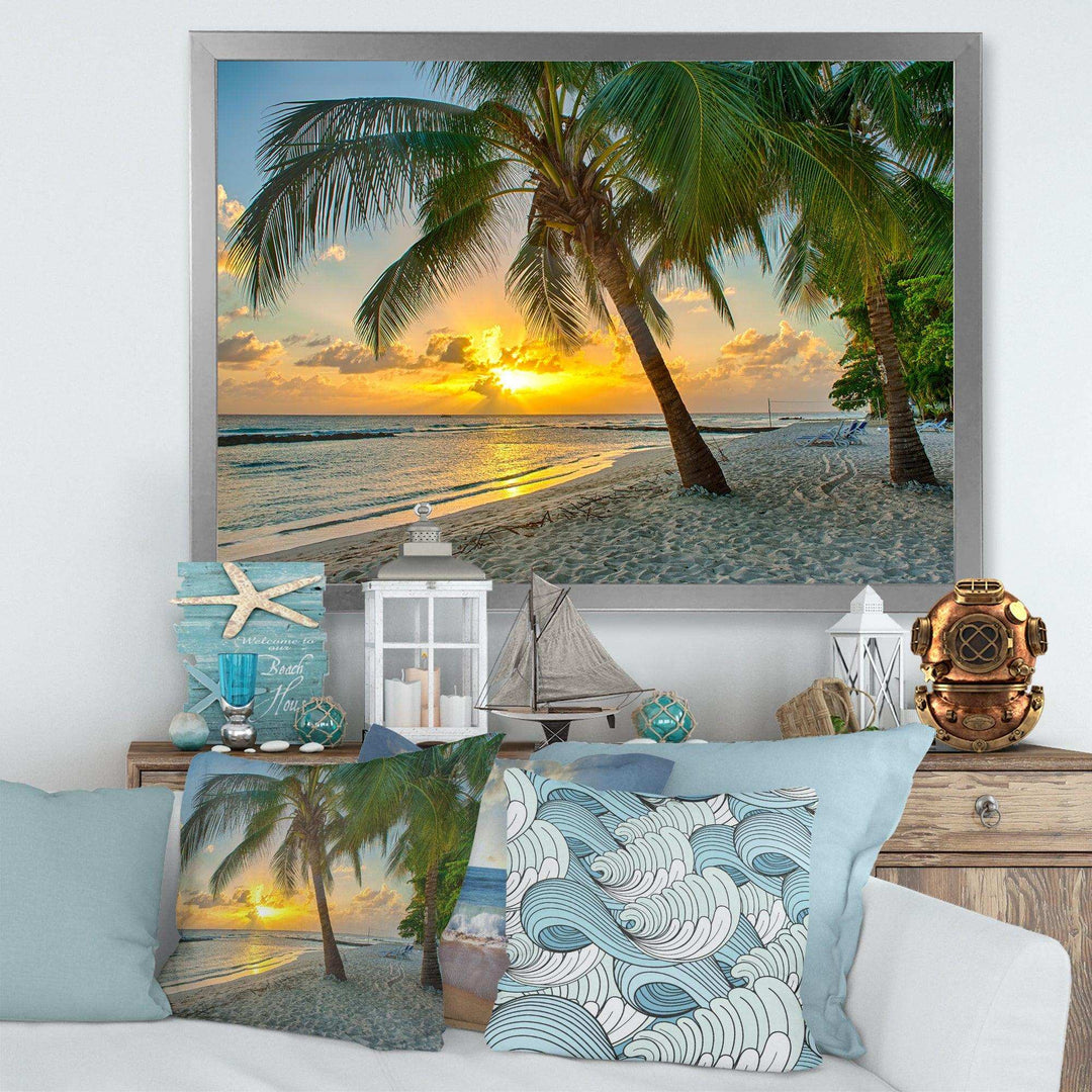 Beach in Caribbean Island of Barbados