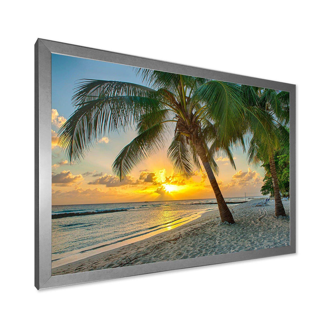 Beach in Caribbean Island of Barbados