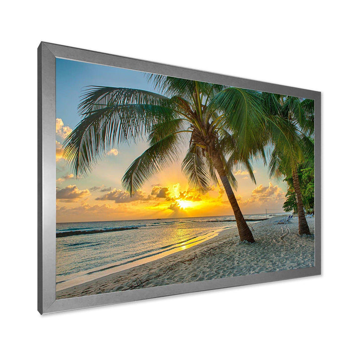 Beach in Caribbean Island of Barbados
