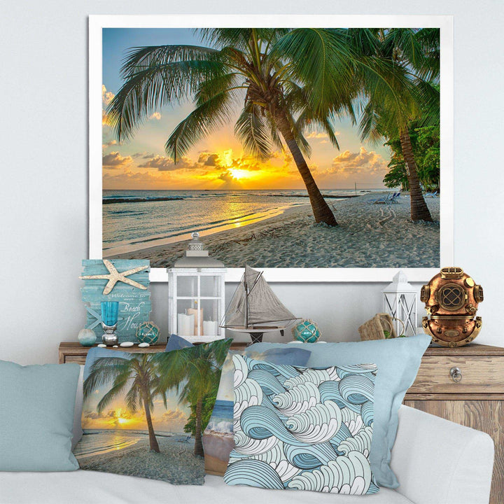 Beach in Caribbean Island of Barbados