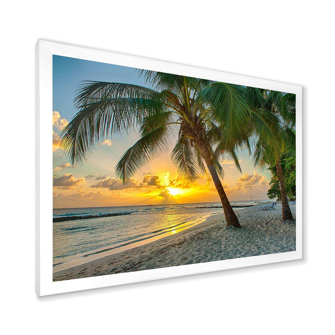 Beach in Caribbean Island of Barbados