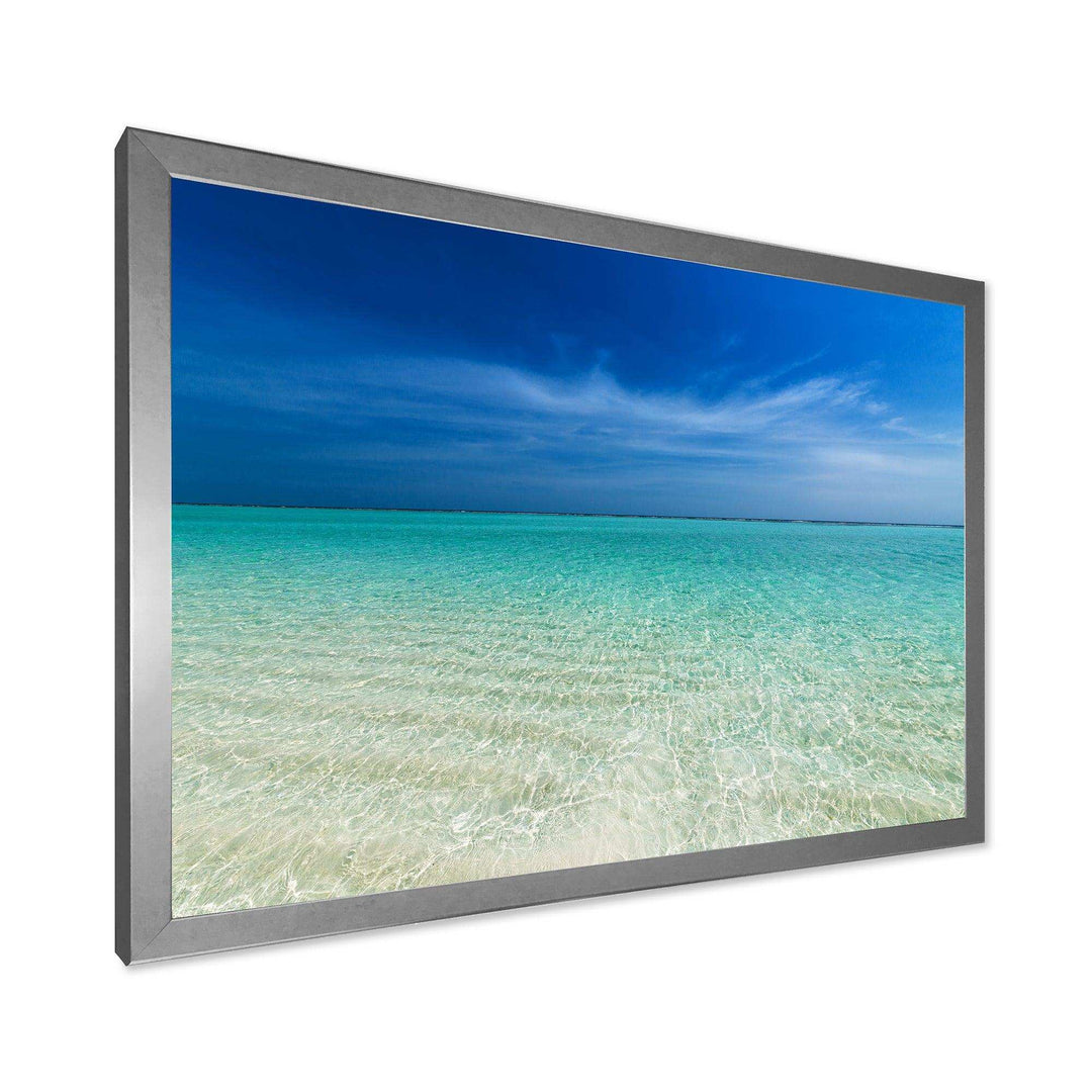 Turquoise Ocean Under Blue Sky