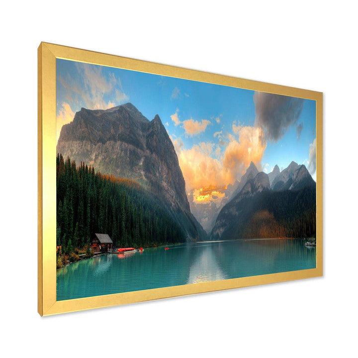 Lake Louise Sunrise Banff Park