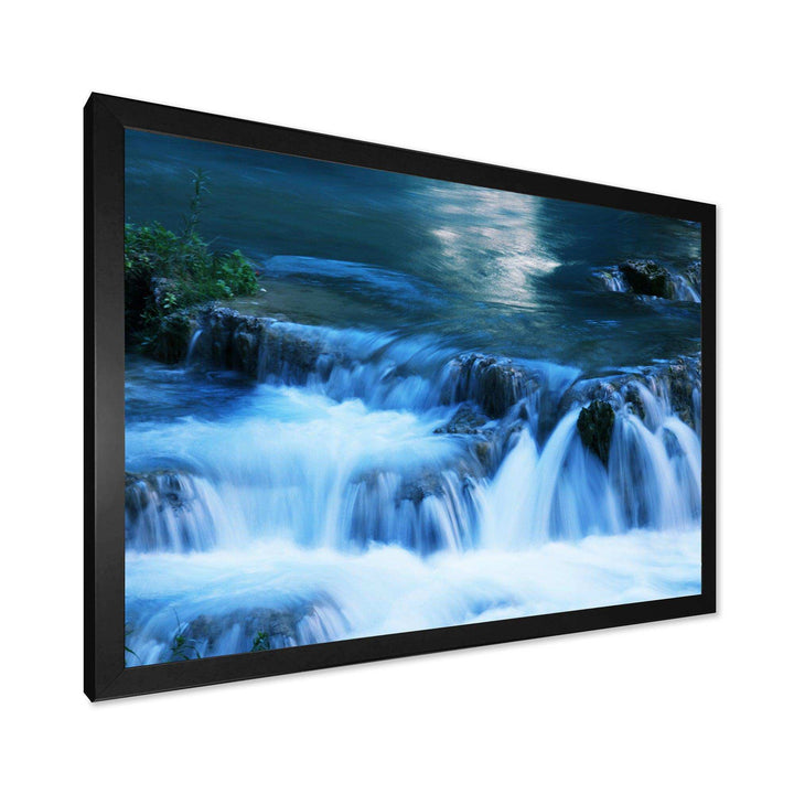 Beautiful Small Blue Waterfalls